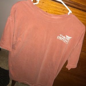 comfort colors orange tee